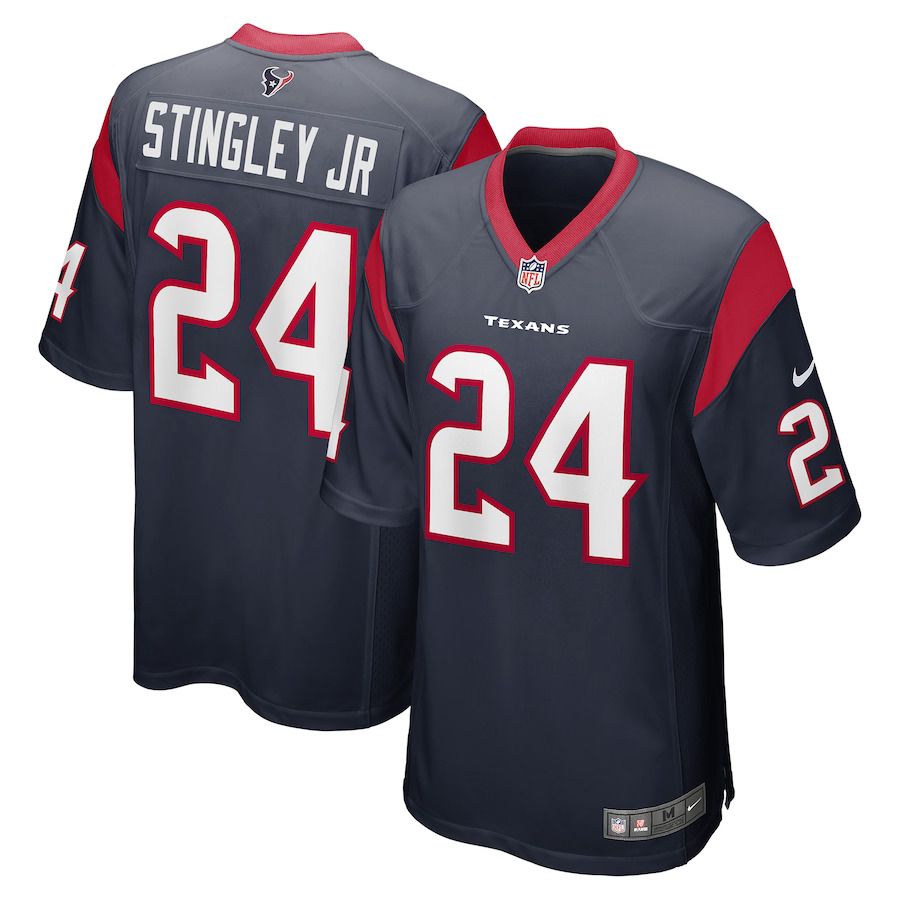 Men Houston Texans #24 Derek Stingley Jr. Nike Navy Player Game NFL Jersey